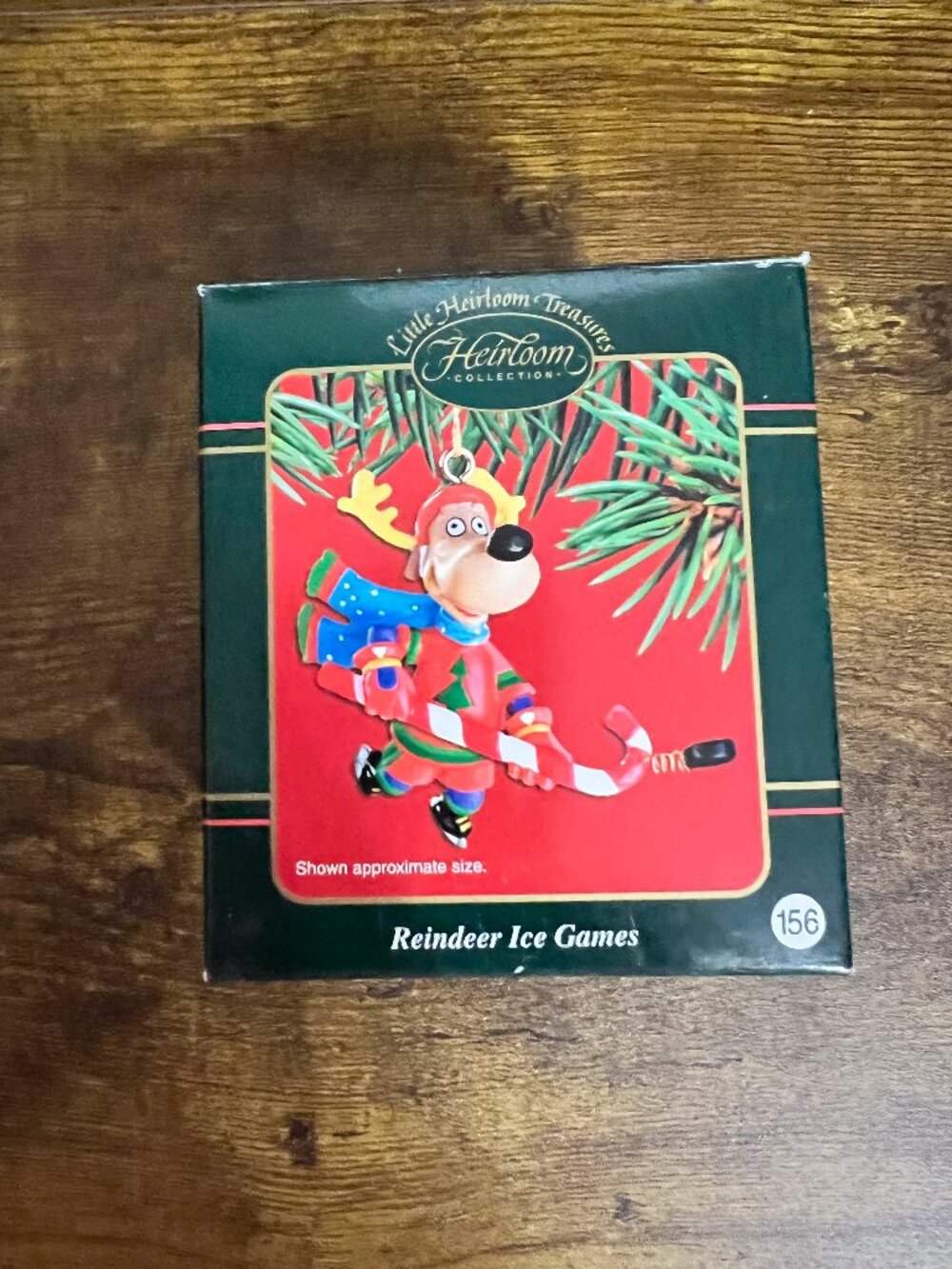 Hallmark Reindeer Ice Games 156 Christmas Ornament. Used.